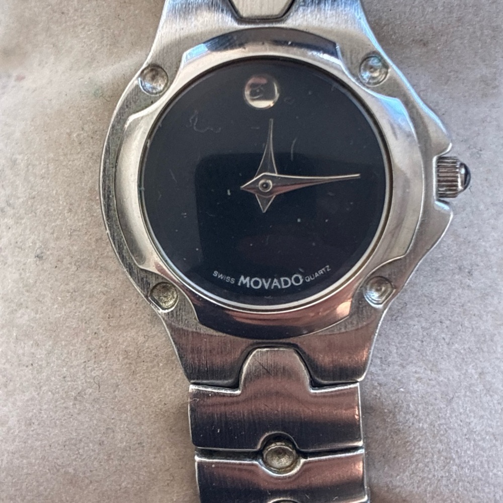 Movado Women's 24mm Quartz T4A4028K Watch New Battery Installed! - Picture 2 of 6